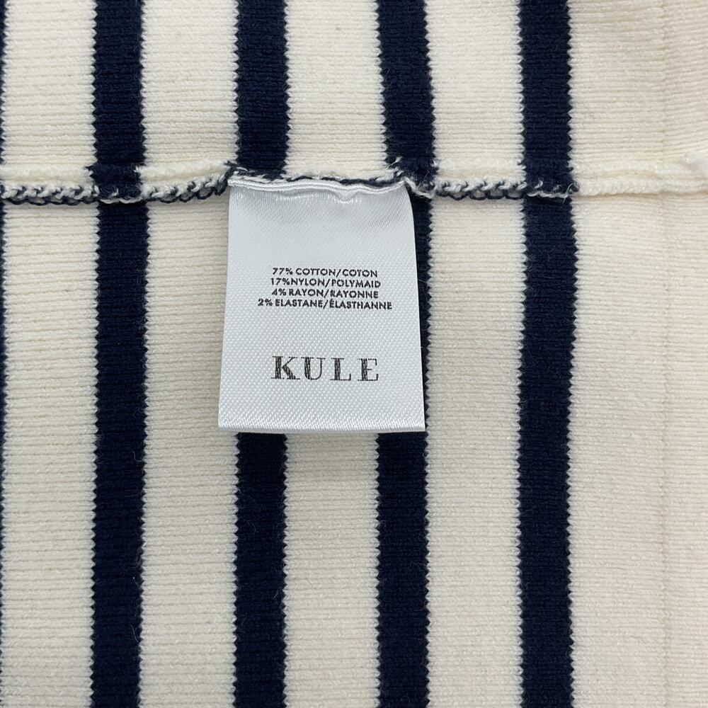 Kule Striped Cream And Navy Jo Tube Top Size XS - Picture 5 of 6